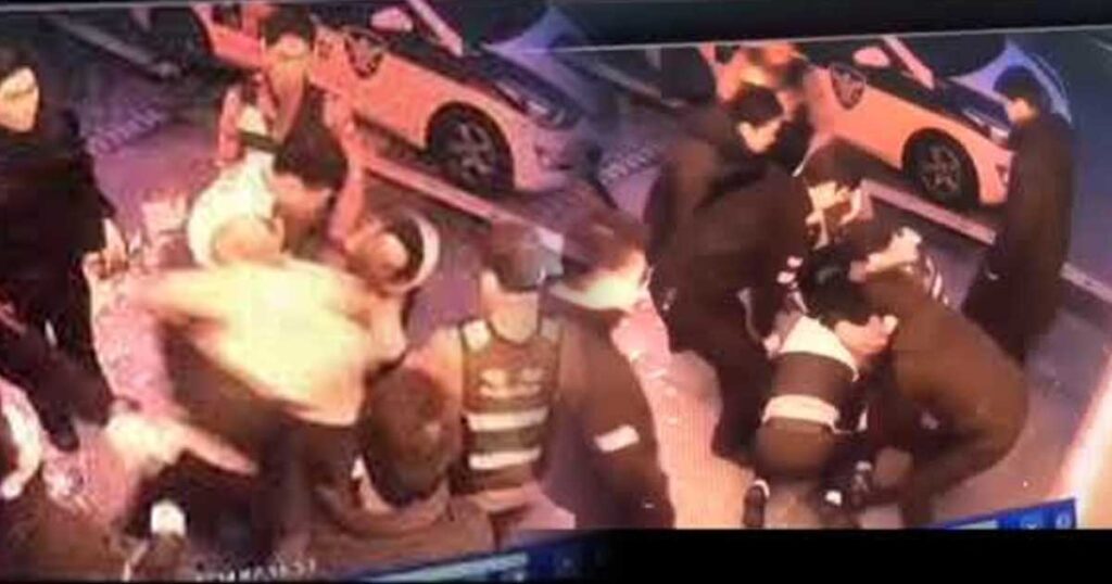 제보자 김상교 경찰 폭행 장면